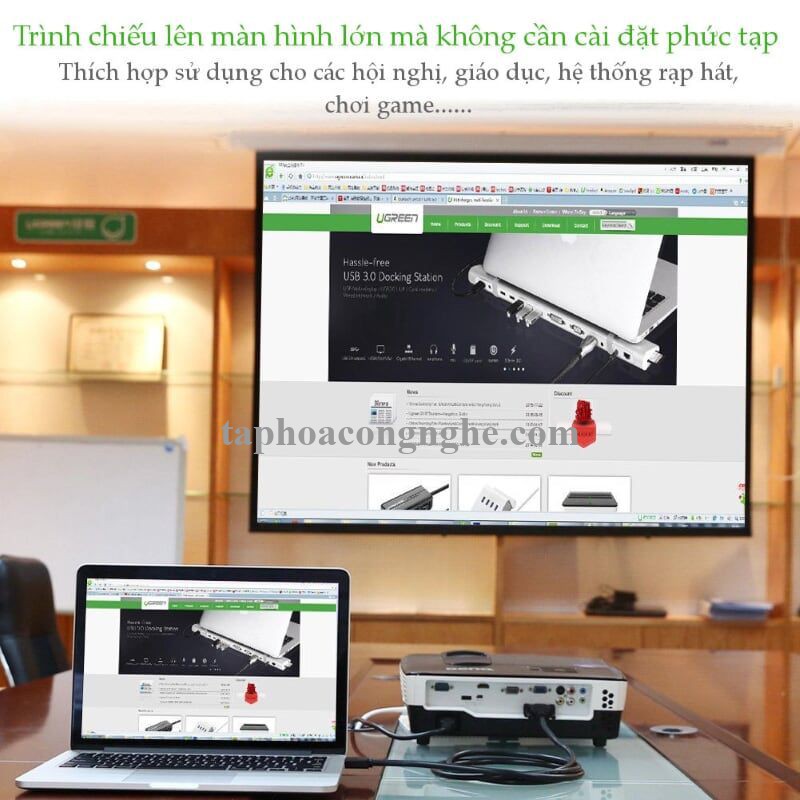 Ugreen 10137 5M màu Đen Cáp chuyển đổi HDMI sang DVI 24 + 1 thuần đồng HD106 30010137
